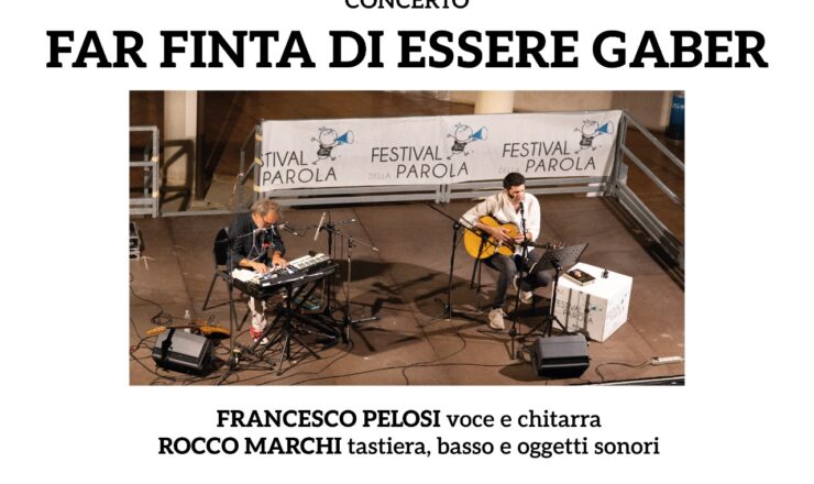 FAR FINTA DI ESSERE GABER