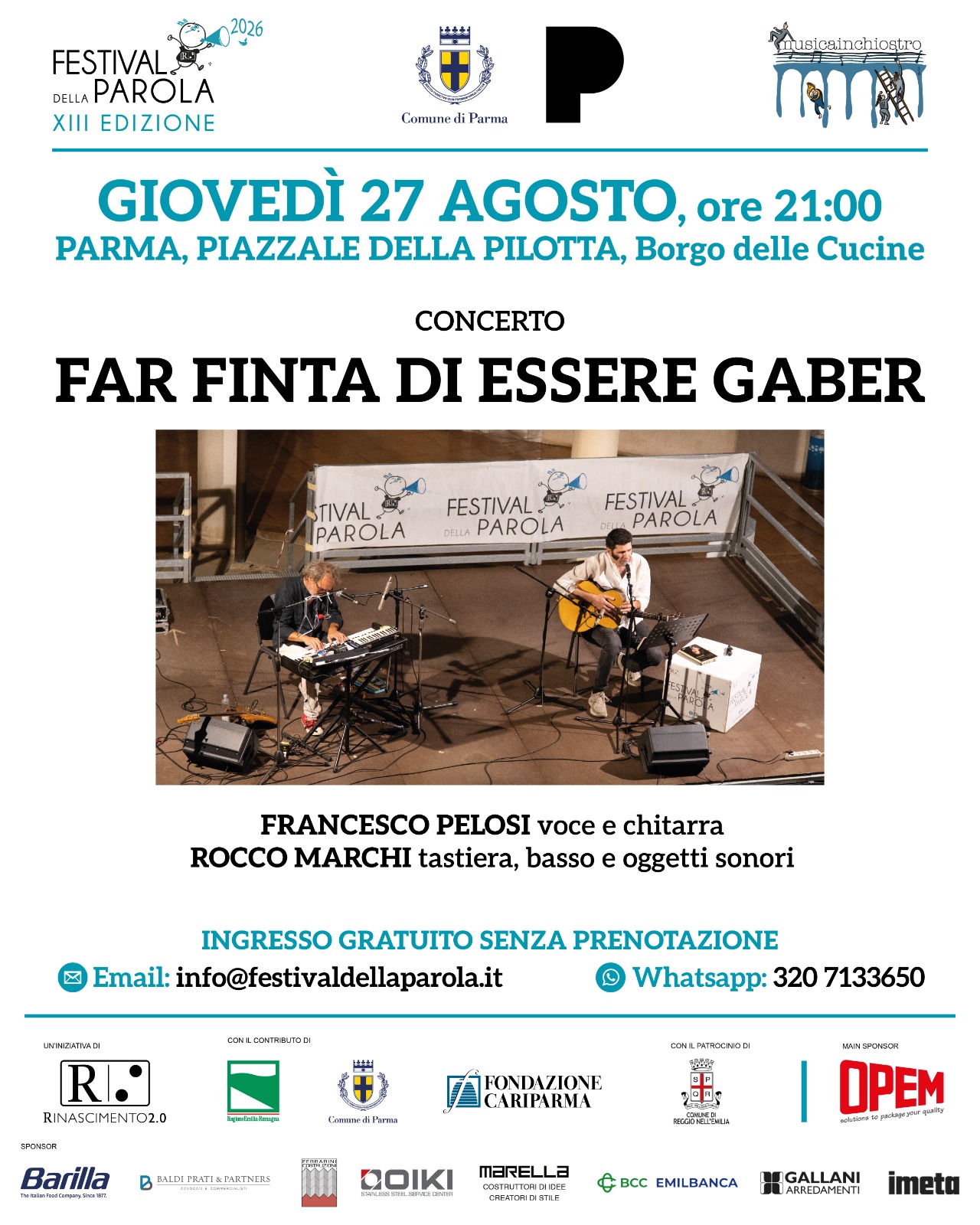 FAR FINTA DI ESSERE GABER
