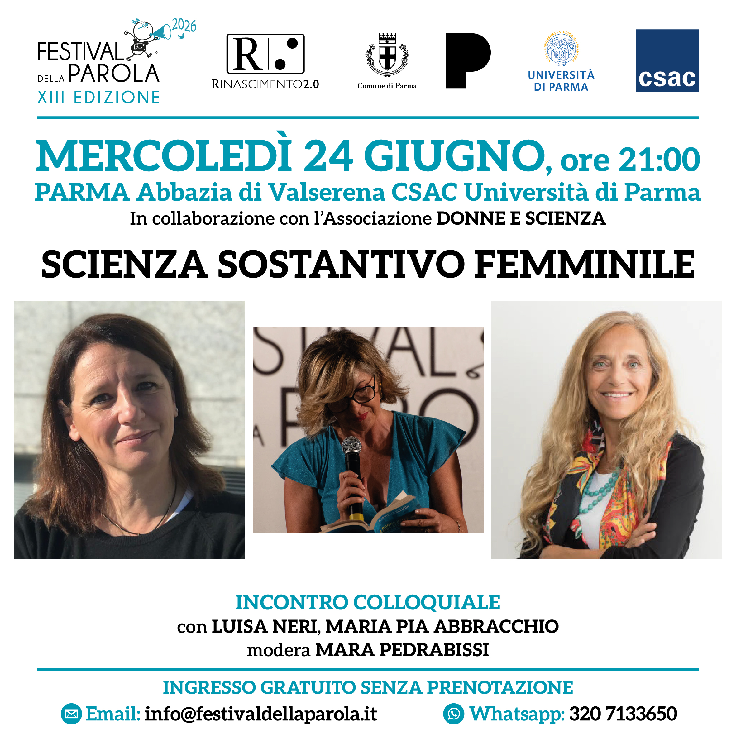 SCIENZA SOSTANTIVO FEMMINILE
